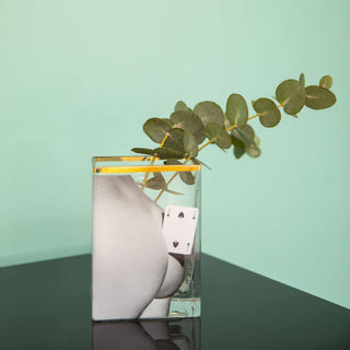Glass Vase Two of Spades DEKOR