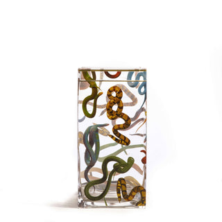 Glass vase big Snakes DEKOR