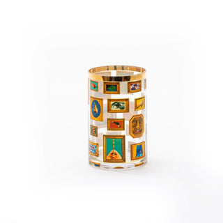 Glass Vase Frames Cylindrical small SELETTI