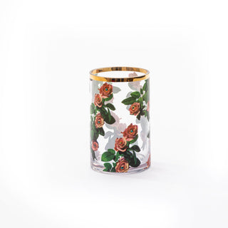 Glass Vase Roses Cylindrical small SELETTI
