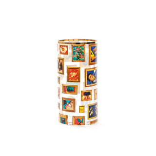 Glass Vase Frames Cylindrical medium SELETTI