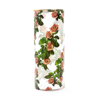 Glass Vase Roses Cylindrical Big SELETTI