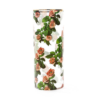 Glass Vase Roses Cylindrical Big SELETTI