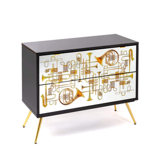 Chest of Two Drawers Trumpets SELETTI