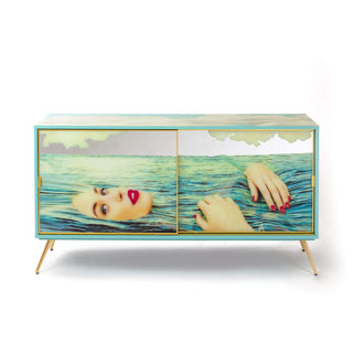 Cabinet Sliding Door Sea Girl SELETTI