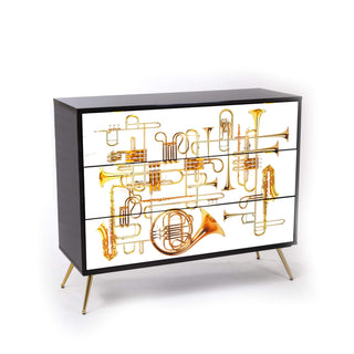 Chest of Three Drawers Trumpets DEKOR