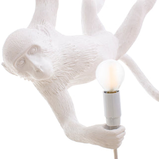 The Monkey Lamp Swing White SELETTI