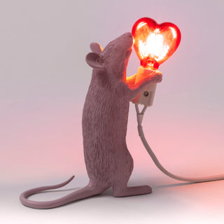REPLACE HEART LED BULB LAM "MOUSE LAMP - OLD STYLE SELETTI