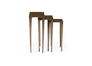 Nia Nest Side Tables Whiteline