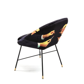 Padded Chair Lipsticks Black SELETTI