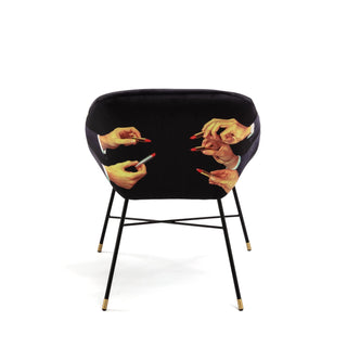 Padded Chair Lipsticks Black SELETTI
