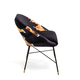 Padded Chair Lipsticks Black SELETTI