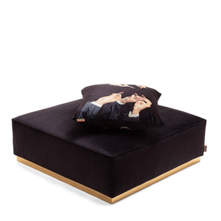 Modular Pouf Black SELETTI