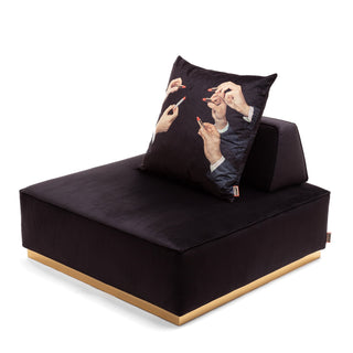 Modular Pouf Black SELETTI