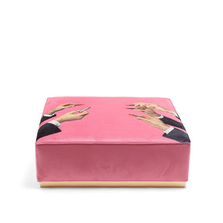 Modular Pouf Lipstick Pink SELETTI