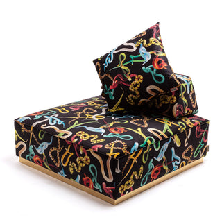 Modular Pouf Snakes SELETTI