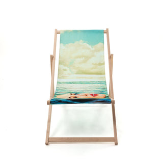 Deck Chair Girl in the Sea DEKOR
