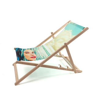 Deck Chair Girl in the Sea DEKOR