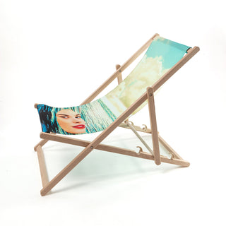 Deck Chair Girl in the Sea DEKOR