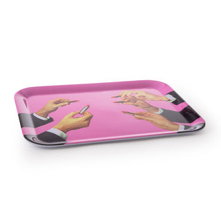 Lipstick Pink Tray SELETTI