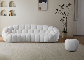 Nest Ottoman Stool Whiteline