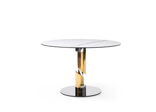 Gloria Round Dining Table Whiteline