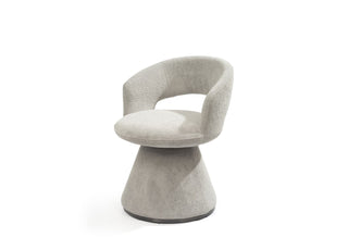 Portofino Swivel Dining Armchair Whiteline