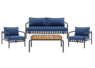 Andrea 4-Pieces Outdoor Collection Whiteline