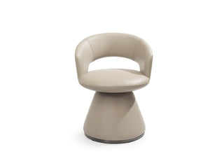 Portofino Swivel Dining Armchair Whiteline