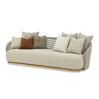 Wave 3-seater Sofa Loose pillows Whiteline