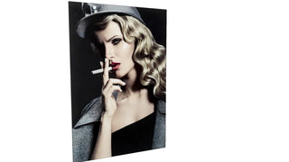 Picture Glass Smokey Lady 80x120cm - DEKOR