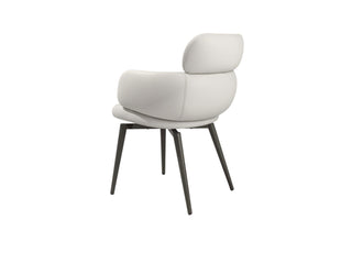 Como Swivel Dining Armchair Whiteline