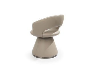 Portofino Swivel Dining Armchair Whiteline