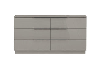 Damien Double Dresser Whiteline