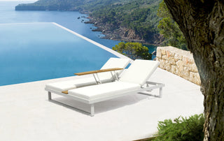 Sandy Outdoor Double Chaise Whiteline