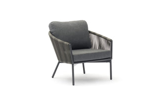 Yarrow Outdoor Chair and Ottoman Whiteline
