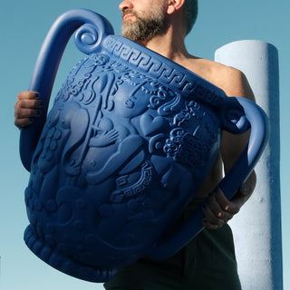 Terracotta Amphora Blue SELETTI
