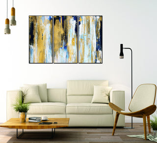 Oro 3-Piece Canvas Whiteline