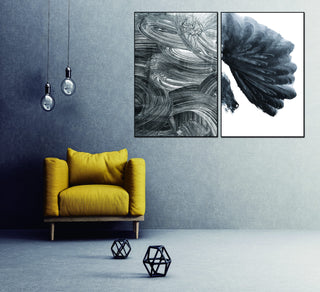 Paco 2-Piece Canvas Whiteline