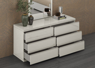 Anna Double Dresser Whiteline