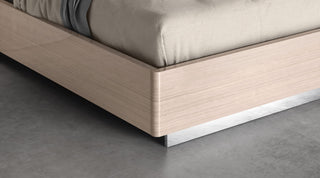 Waves Queen Bed Whiteline