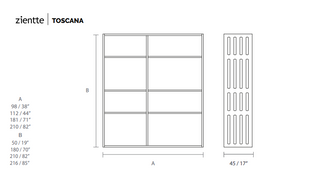 TOSCANA Bookshelf by Zientte - DEKOR
