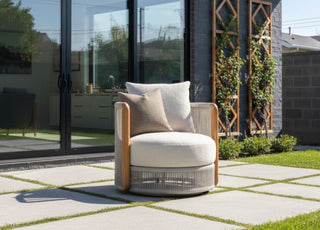 Haven Swivel Armchair Whiteline