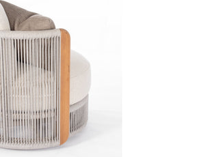 Haven Swivel Armchair Whiteline