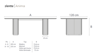 ANIMA Dining table by Zientte - DEKOR