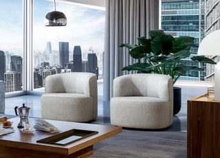 Denn Accent Chair Whiteline