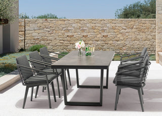 Doris Outdoor Dining Table Whiteline