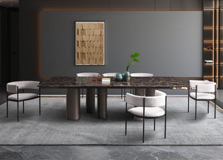 Envie Dining Table Whiteline