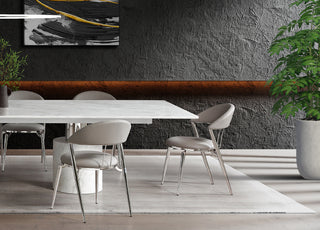 Geneva Dining Chair Whiteline