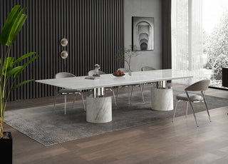 Geneva Extra Large Dining Table Whiteline